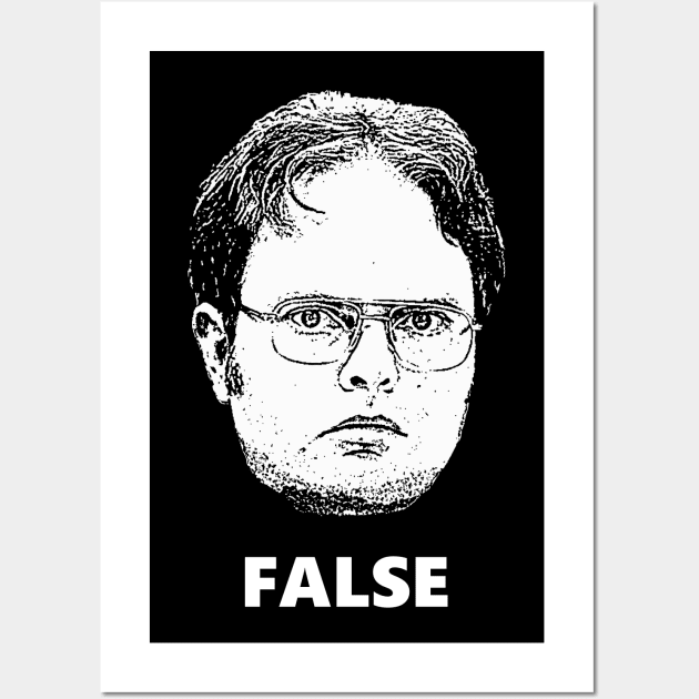 Dwight False Wall Art by childofthecorn